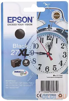 Картридж Epson C13T27114022 1100стр Черный