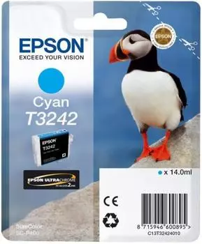 Картридж Epson C13T32424010 голубой (cyan) 14 мл для Epson SC-P400