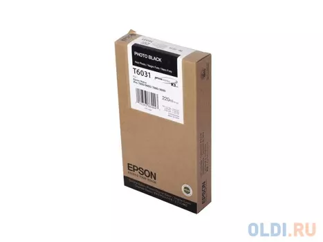Картридж Epson C13T603100 220стр Черный