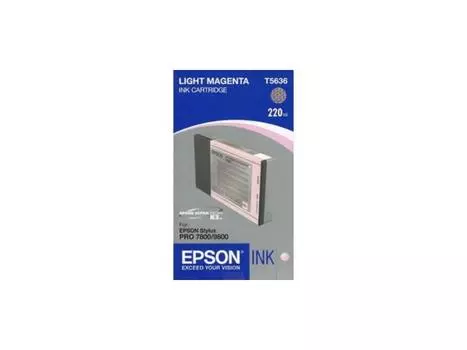 Картридж Epson C13T603C00 для Epson Stylus Pro 7800/9800 светло-пурпурный