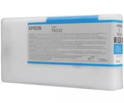 Картридж Epson C13T653200 голубой (cyan) 200 мл для Epson Stylus Pro 4900