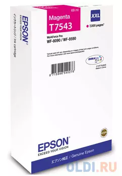 Картридж Epson C13T754340 7000стр Пурпурный