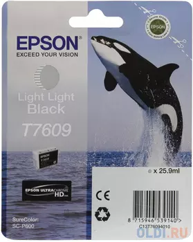 Картридж Epson C13T76094010 для Epson SC-P600 черный