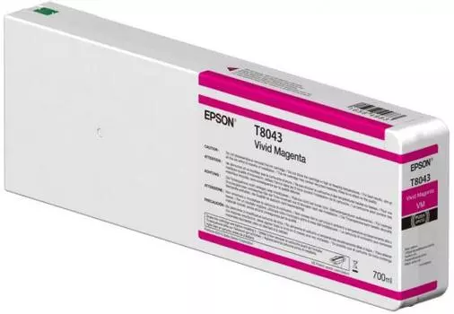 Картридж Epson C13T804300 пурпурный (magenta) 700 мл для Epson SureColor SC-P6000/7000/8000/9000