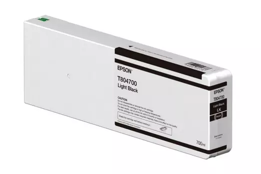 Картридж Epson C13T804700 светло-черный (light black) 700 мл для Epson SureColor SC-P6000/7000/8000/9000