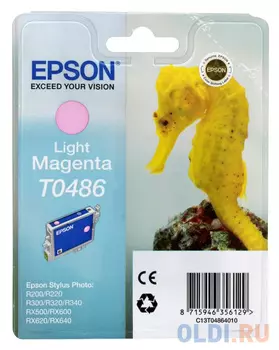 Картридж Epson Original T048640 (светло-красный) /для ST Photo R300/R300ME/