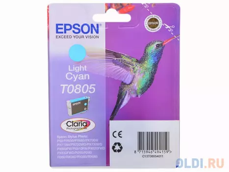 Картридж Epson C13T08054011 350стр Светло-голубой