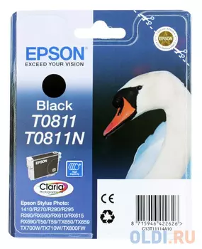 Картридж Epson C13T11114A10 (замена C13T08114A10) 480стр Черный