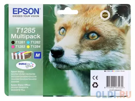 Набор картриджей Epson C13T12854010/12/20 Multipack для S22 SX125