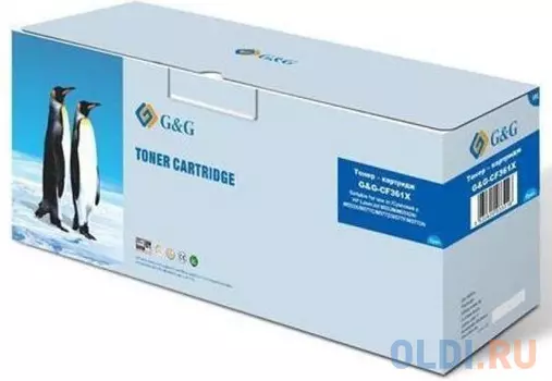 Картридж G&amp;G CF361X 9500стр Голубой