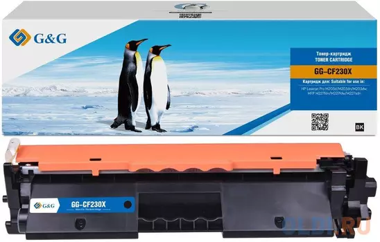 Картридж G&G GG-CF230X 3500стр Черный