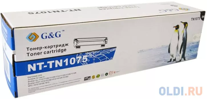 Картридж G&amp;G NT-TN1075 1000стр Черный
