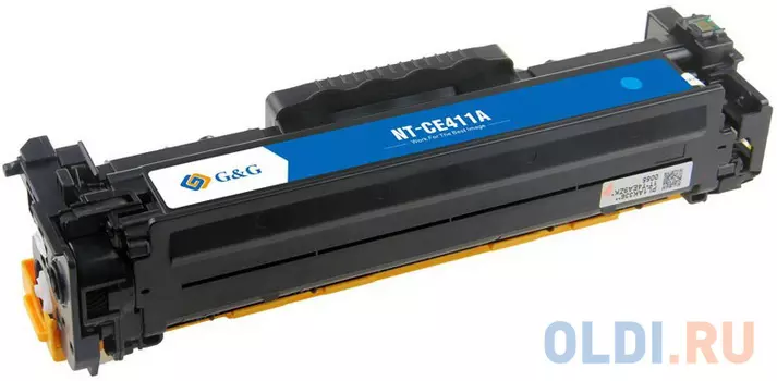 Картридж G&G, аналог HP CE412A желтый 2.6k с чипом