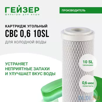Картридж Гейзер СВС 0,6 - 10SL, арт.27004