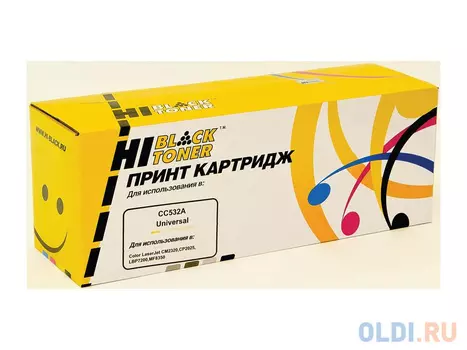 Картридж Hi-Black CC532A/№718 2800стр Желтый