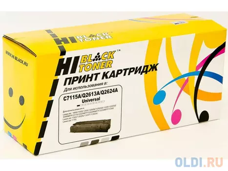 Картридж Hi-Black C7115A C7115A C7115A C7115A 2500стр Черный