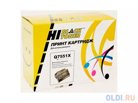Картридж Hi-Black Q7551X Q7551X Q7551X Q7551X Q7551X Q7551X 13000стр Черный