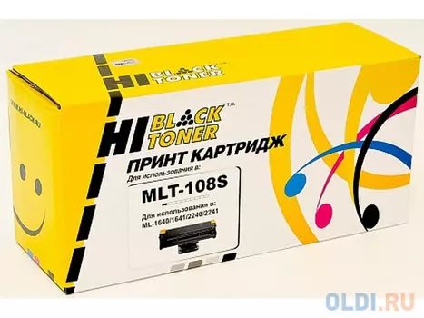 Картридж Hi-Black для Samsung MLT-108S ML1640/1641/2240/2241Black черный с чипом 1500стр