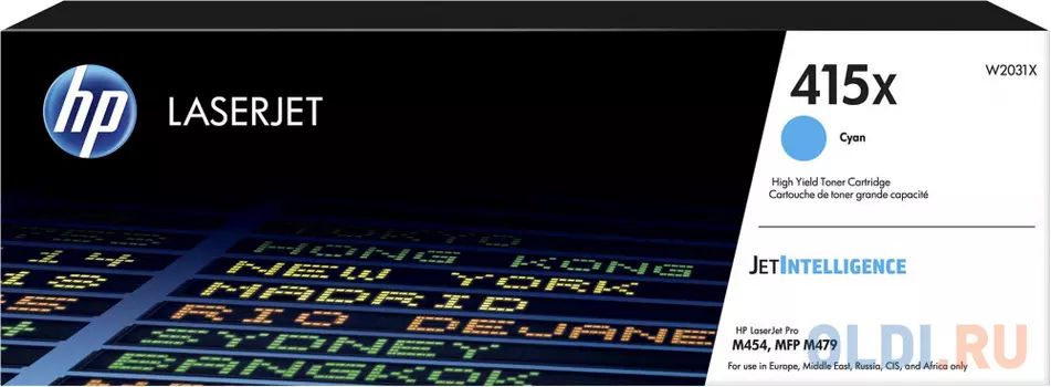 Тонер-картридж HP CLP-415 6000стр Голубой