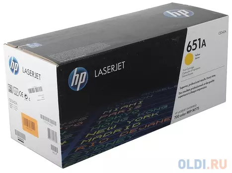 Тонер HP CE342A 16000стр Желтый