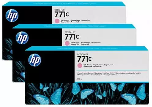 Картридж HP 711С (B6Y35A) светло-пурпурный (light magenta) 3x775 мл для HP Designjet Z6200