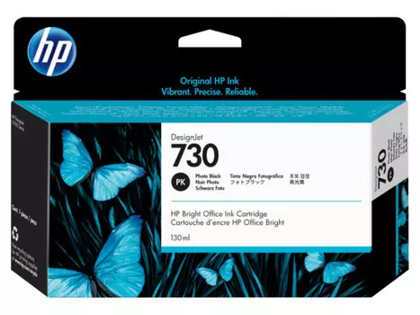 Картридж HP 730 черный (black) 130 мл для HP DesignJet T1700 / T1700 PostScript / T1700dr / HP DesignJet T1700dr PostScript