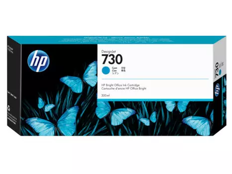 Картридж HP 730 голубой (cyan) 300 мл для HP DesignJet T1700 / T1700 PostScript / T1700dr / HP DesignJet T1700dr PostScript (1VD88A)