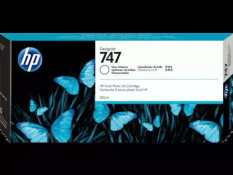 Картридж HP 747 усилитель глянца (gloss enhancer) 300 мл для HP DesignJet Z9+