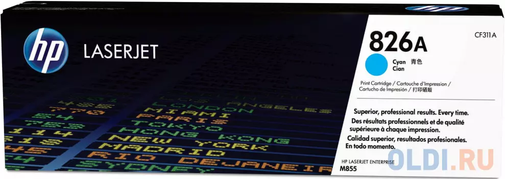Картридж HP 826A CF311AC для HP Color LaserJet Enterprise M855 826A голубой