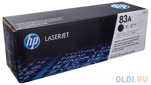 Картридж HP 83A (CF283AF) 1500стр Черный