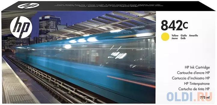 Картридж HP 842C C1Q56A для HP PageWide XL 8000 желтый