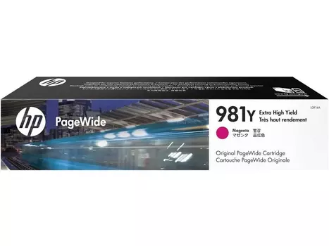 Картридж HP 981Y (L0R14A) пурпурный (magenta) 16000 стр для PageWide 556/586