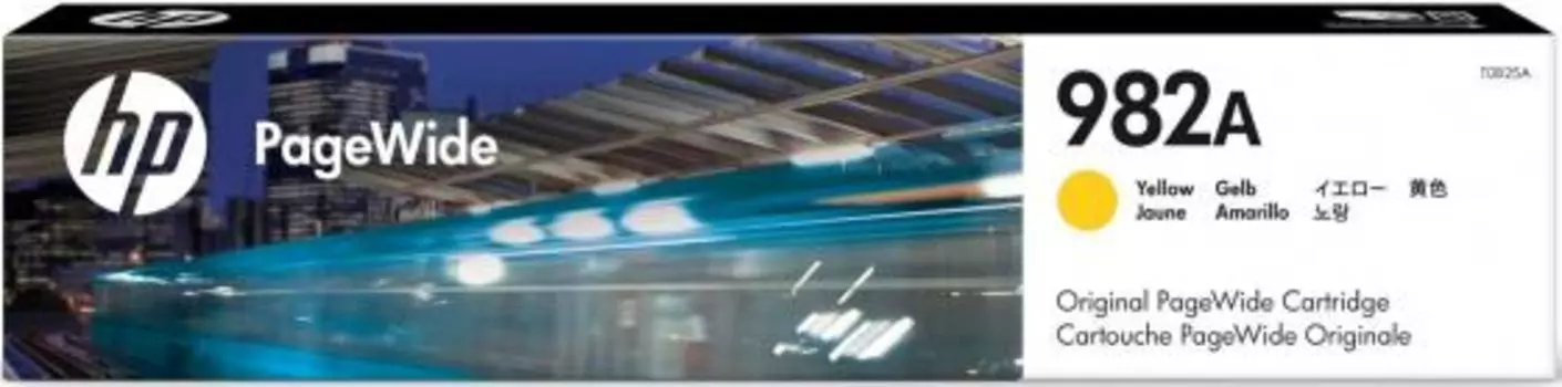 Картридж HP 982A T0B25A желтый (yellow) 8000 стр для HP PageWide Enterprise 765/780/785