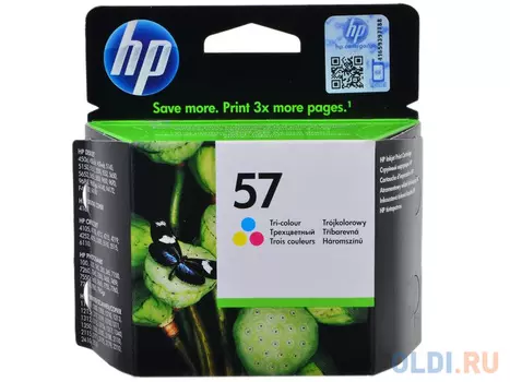 Картридж HP C6657AE 91стр Многоцветный