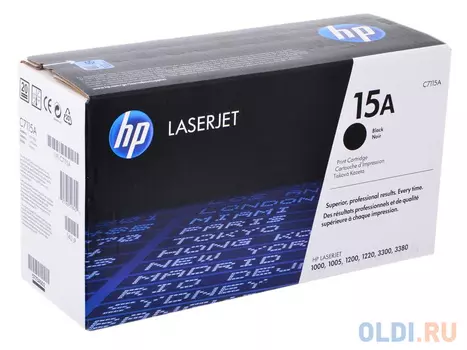 Картридж HP C7115A C7115A C7115A C7115A 2500стр Черный