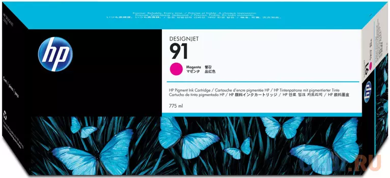 Картридж HP C9468A №91 для HP DJ Z6100 пурпурный