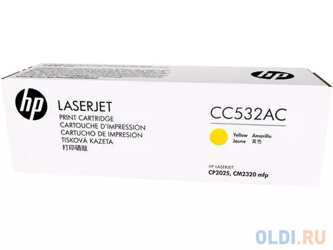 Картридж HP CC532AC 2800стр Желтый