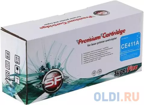 Картридж HP CE411A CLJ Pro 300/400 2.6K cyan SuperFine