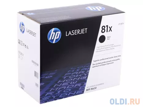— HP CF281X 25000стр Черный