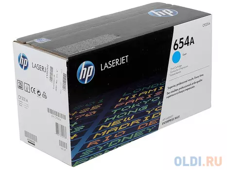 Картридж HP CF331A 654A для LaserJet Enterprise M651 голубой