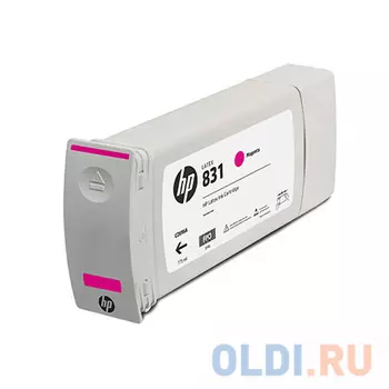 Картридж HP CZ696A №831C пурпурный 775мл