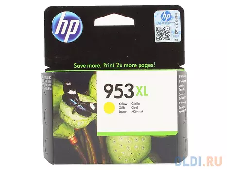 Картридж HP 953XL (F6U18AE) 1600стр Желтый