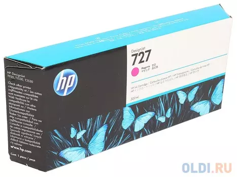 Картридж HP 727 F9J77A для DJ T920/T930/T1500/T1530/T2500/T2530 пурпурный
