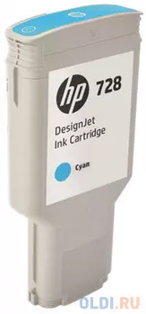 Картридж HP 728 F9K17A для DJ T730 голубой