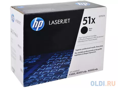 Картридж HP Q7551X Q7551X Q7551X Q7551X Q7551X Q7551X 13000стр Черный