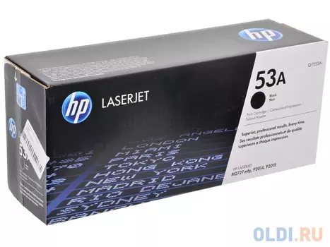 Картридж HP Q7553A Q7553A Q7553A Q7553A 3000стр Черный