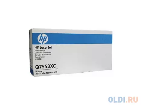 Картридж HP Q7553XC 7000стр Черный