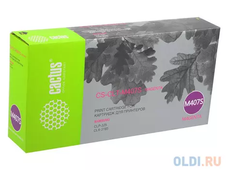 Картридж Cactus CS-CLT-C407S CS-CLT-C407S 1000стр Пурпурный