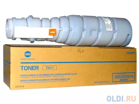 Картридж Konica Minolta TN-217 для bizhub 223/283 черный 17500стр