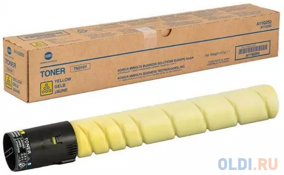 Картридж Konica Minolta TN-319Y 26000стр Желтый